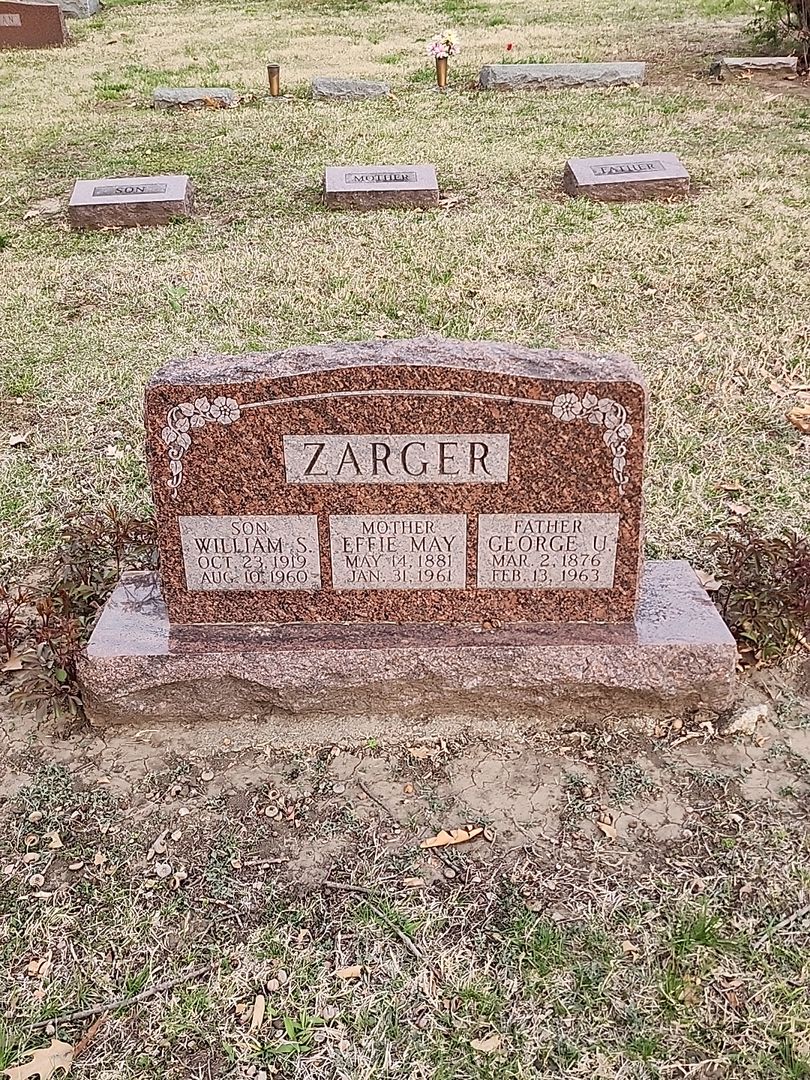 William Sherman Zarger's grave. Photo 1