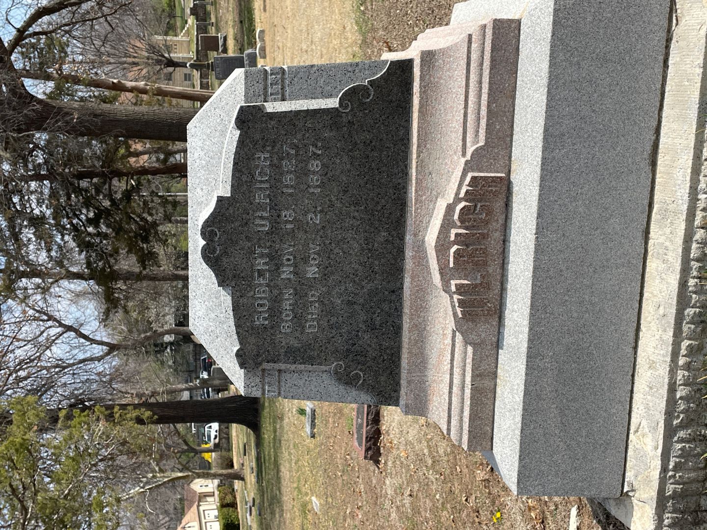 E. LeRoy "Lee" Ulrich's grave. Photo 1