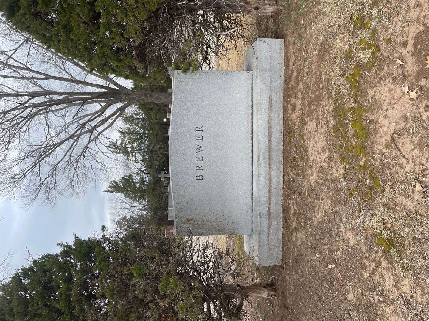 Verna A. Y. Brewer's grave. Photo 1