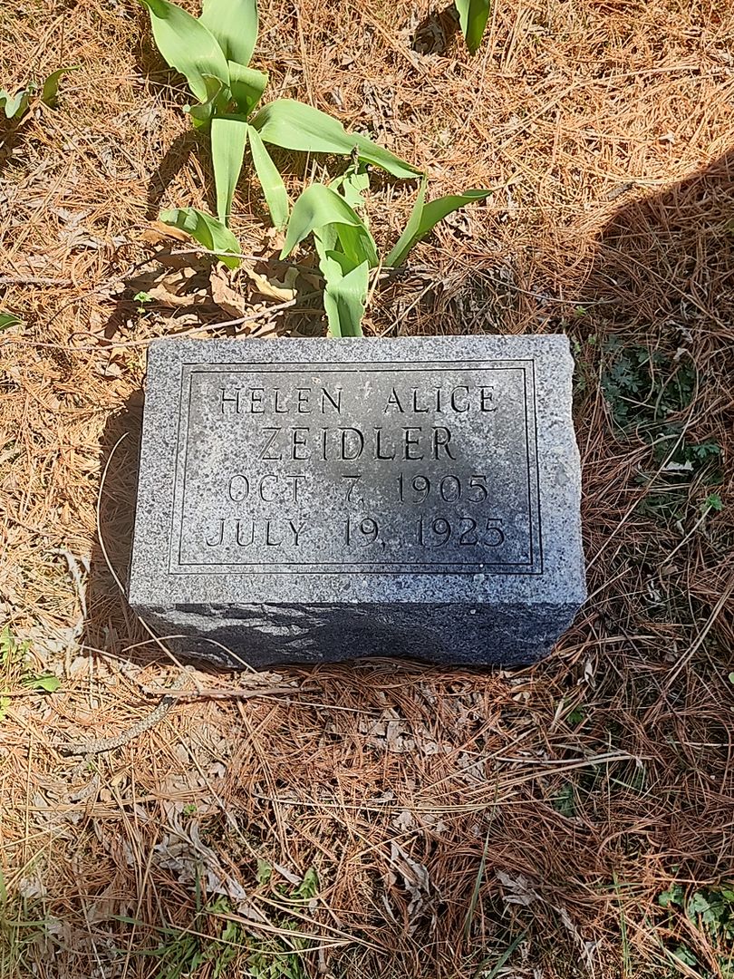 Esther Elsie Zeidler's grave. Photo 1