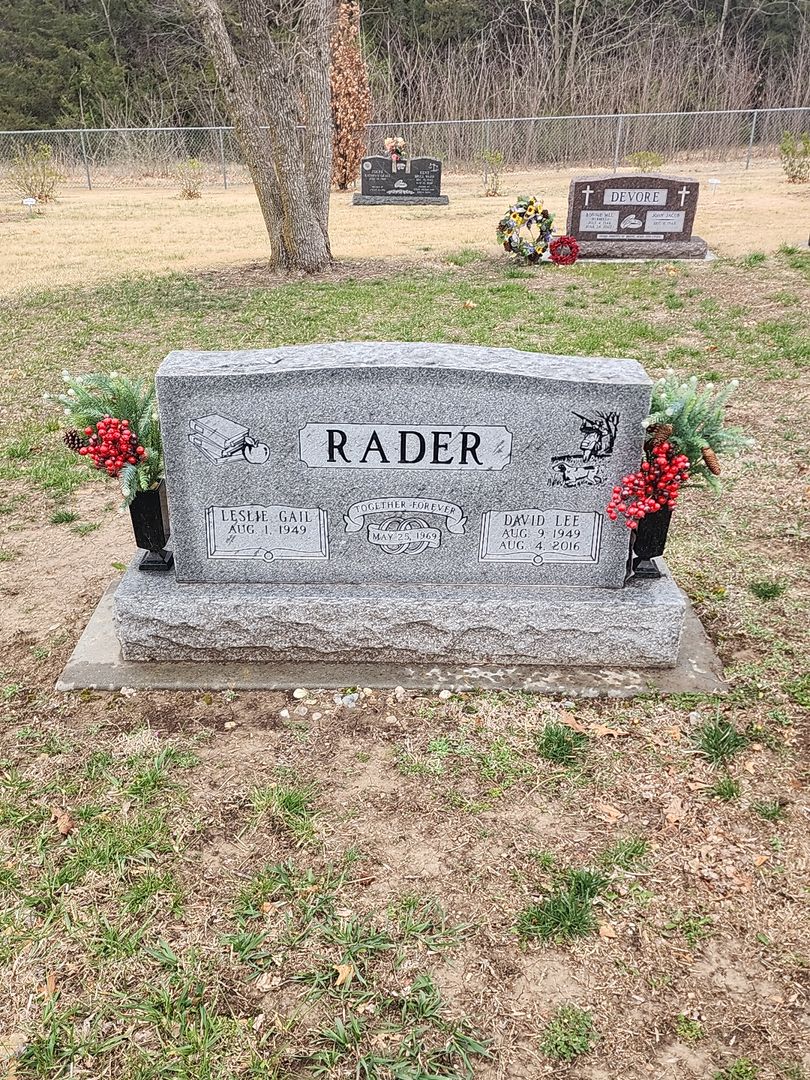 David Lee Rader's grave. Photo 1