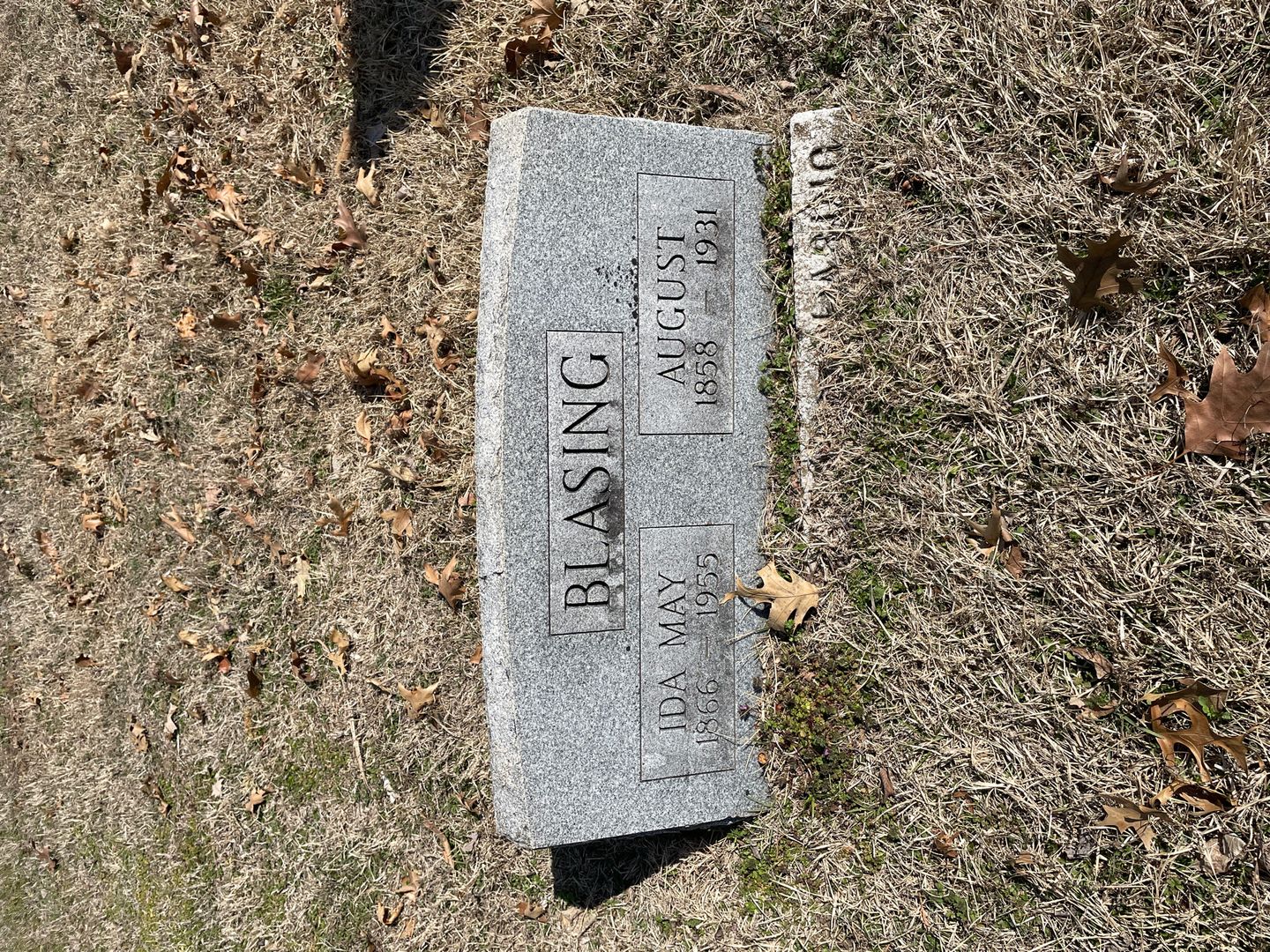 Amy Zarger's grave