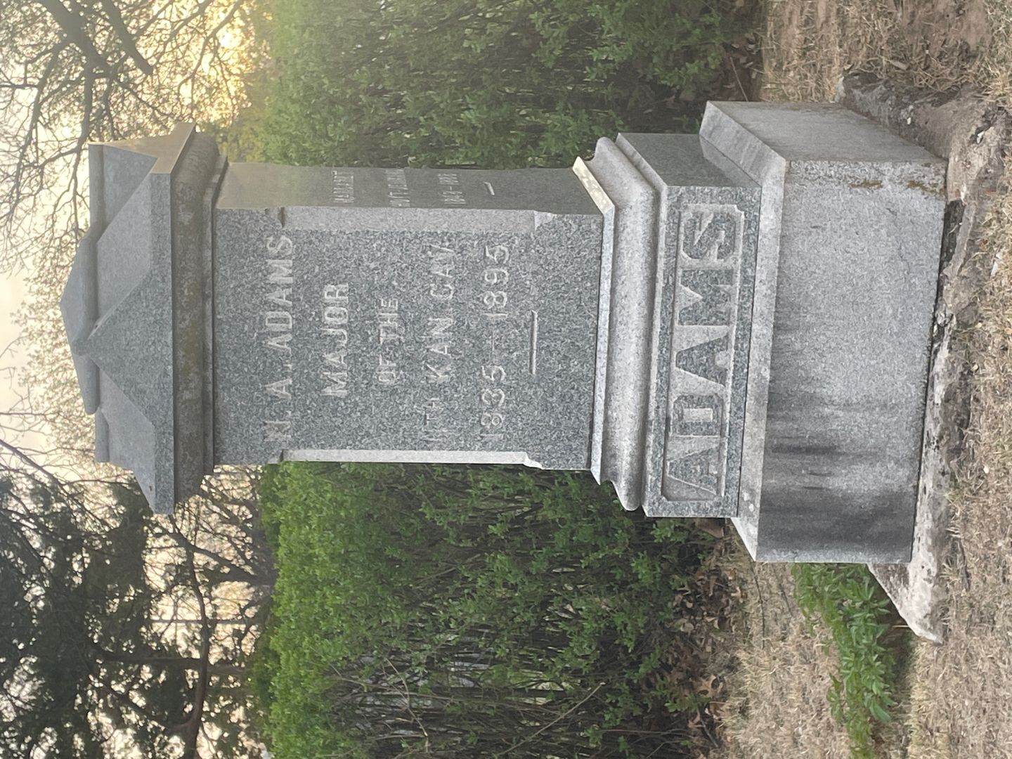 Amanda Macomber-Adams's grave. Photo 1