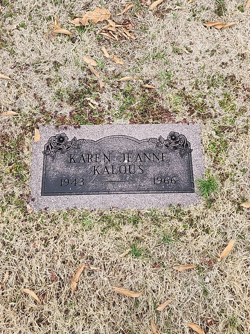 Karen Jeanne Kalous's grave. Photo 1