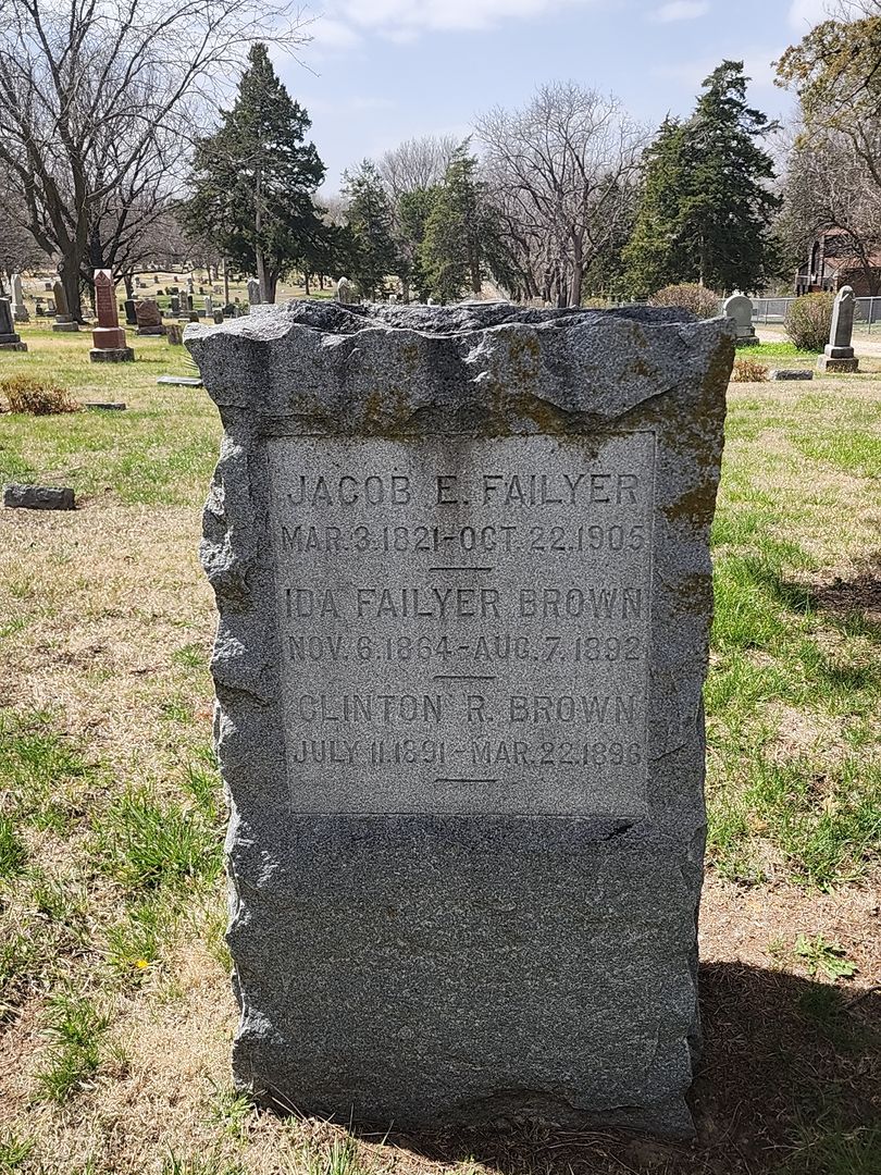 Jacob E. Failyer's grave. Photo 1