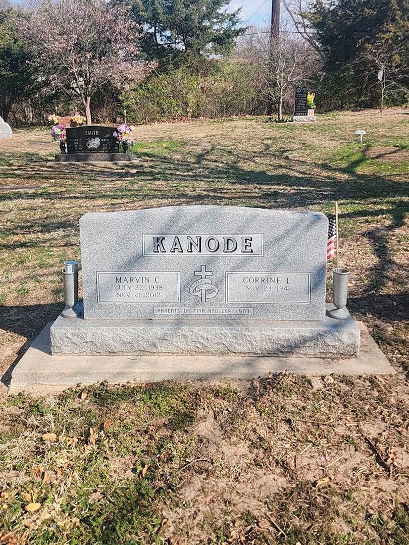 Marvin C. Kanode's grave. Photo 1