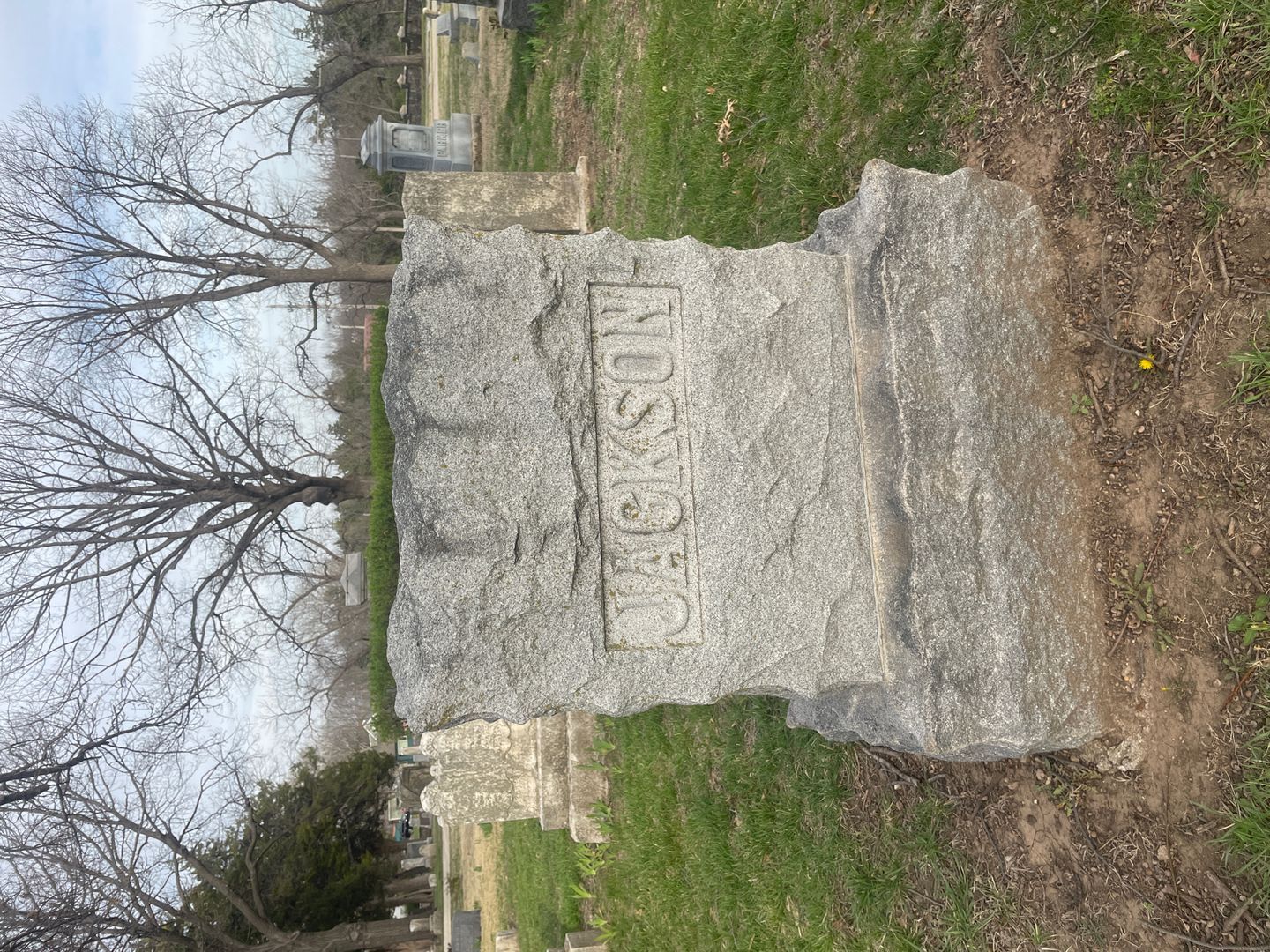 Amelia L. Jackson's grave. Photo 1