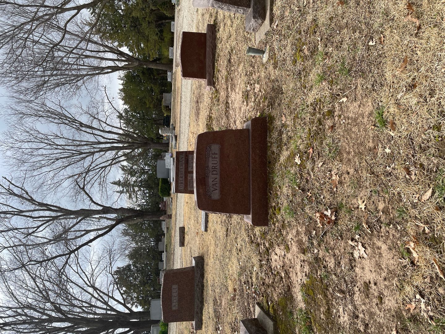 Alvin E. Van Druff's grave. Photo 1