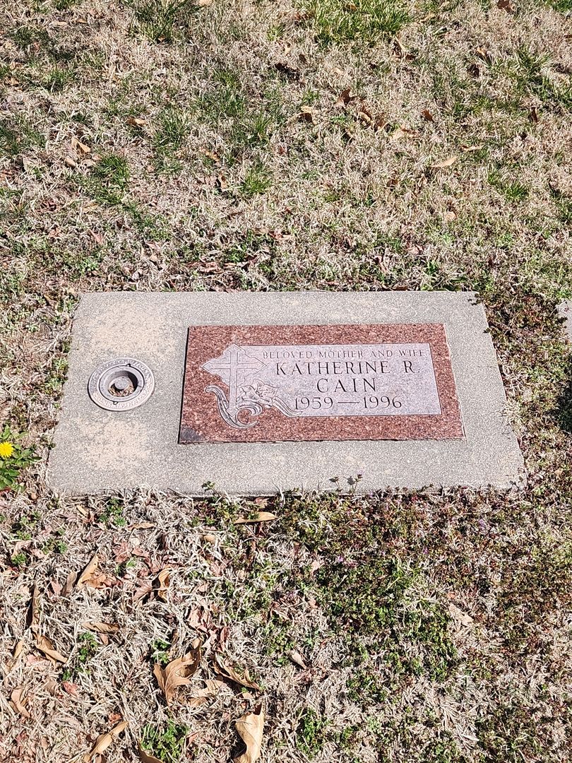 Katherine R. Cain's grave. Photo 1