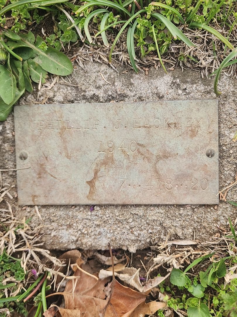 Phillip Joe Elmer Hackney's grave. Photo 1